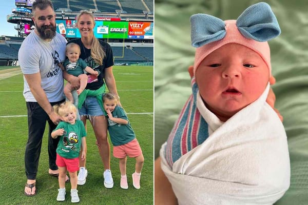 Kylie Kelce: 10-month-old Finn 'most attached' to Ellie; Bennett 'doesn't give a s—' — People.com