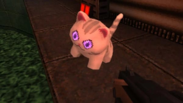 MeowGun on Steam: Quake-based retro FPS with kittens and a meow button under $15 — Kotaku.com