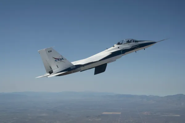 NASA Completes First Flight of Laminar Flow Scaled Wing Design — NASA Science