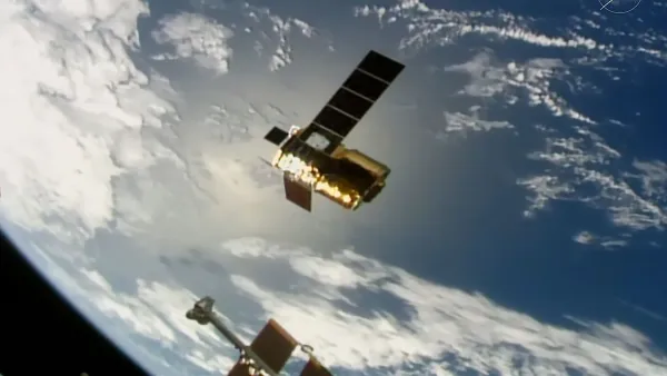 Canadian Robotic Arm Releases Japan's Spacecraft for Departure — NASA Science