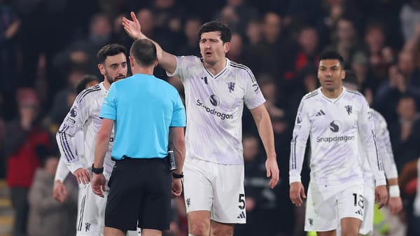Bruno Fernandes fumes at VAR after Amad denied penalty in 2-2 draw — Goal
