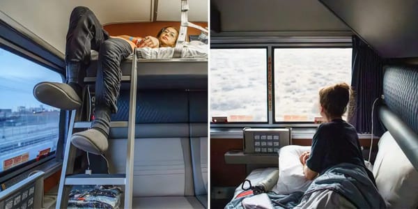 Amtrak bedroom: top bunk vs. bottom bunk — Businessinsider