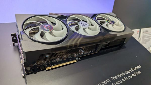 MSI shows diamond-composite GPU cooler concept at Computex — Pcgamer