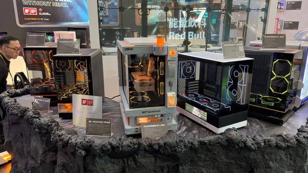 darkFlash Floatron F1 ATX pairs a floating base with industrial styling — Pcgamer