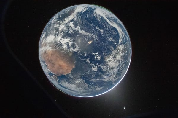A Moonlit Earth Seen From Artemis II — NASA Science