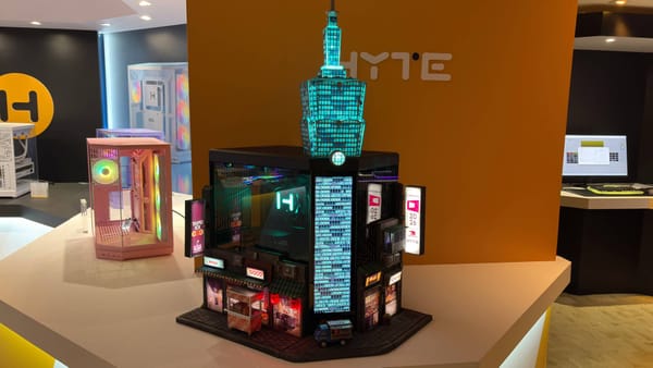 Skyscraper-shaped custom PC at Computex recreates Taipei night market — Pcgamer