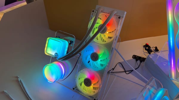 Hyte's prototype AIO uses transparent shrouds and spinning RGB — Pcgamer