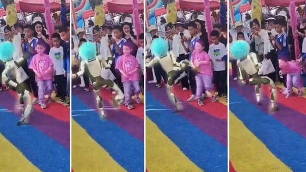 Robot kicks child in stomach at Xinjiang event — Kotaku
