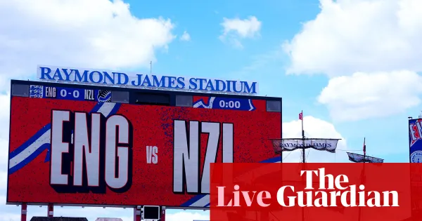 England v New Zealand: World Cup 2026 warm-up — Football | The Guardian