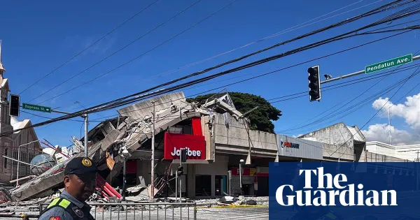Strong earthquake strikes southern Philippines with tsunami warnings issued — World news | The Guardian