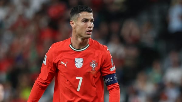 Ronaldo teaches son the 'Ronaldo Chop' in backyard clip — Goal