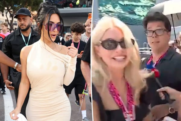 Holly Willoughby shoved aside by Kim Kardashian’s entourage at Monaco Grand Prix — Pagesix