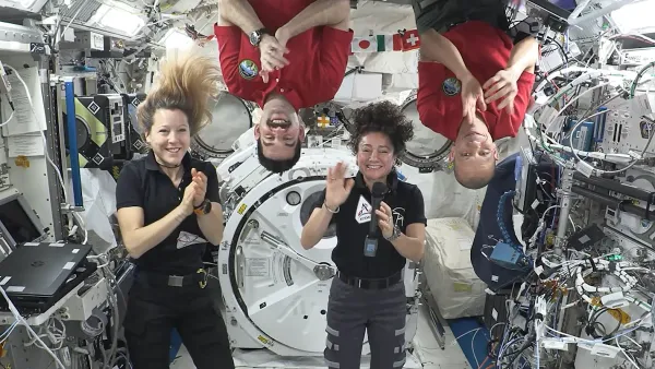 Crew Studies Microbes, Tests Tech and Congratulates Artemis III Crew — NASA Science