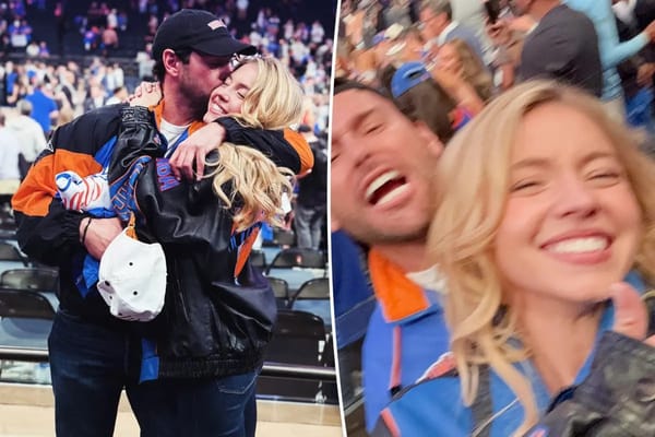 Sydney Sweeney and Scooter Braun PDA at Knicks' comeback win — Pagesix