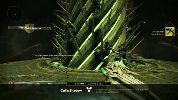 How to unlock and complete Oblation to get Cull's Shadow in Destiny 2 — Gamesradar