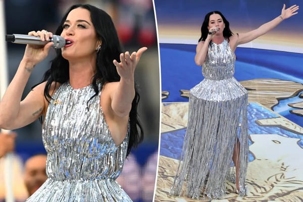 Katy Perry sparkles in silver at World Cup 2026 opening ceremony — Pagesix