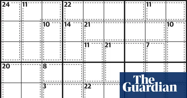 Killer sudoku 1,026 — Lifestyle | The Guardian