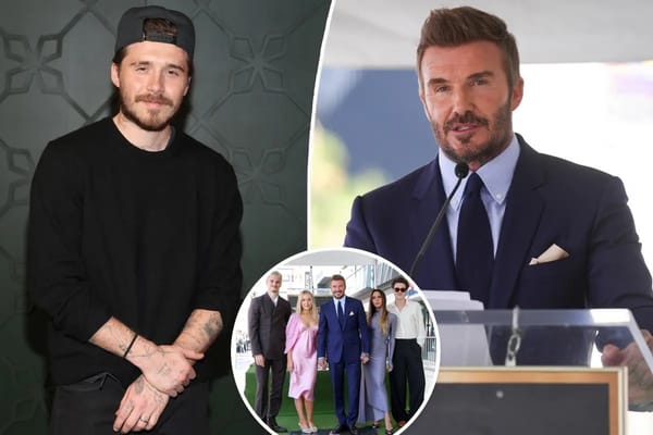 David Beckham shuts down question about son Brooklyn amid family feud — Pagesix