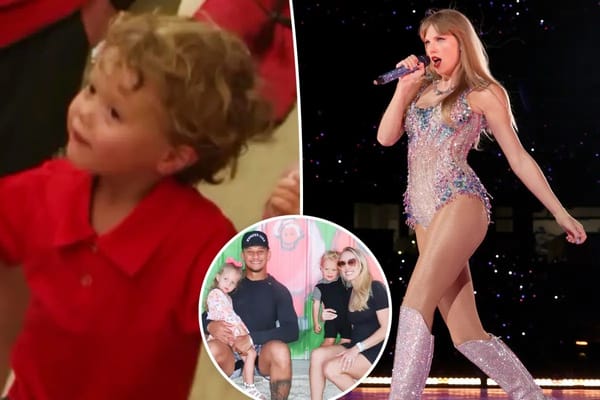 Bronze Mahomes recognizes Taylor Swift at Arrowhead Stadium — Pagesix