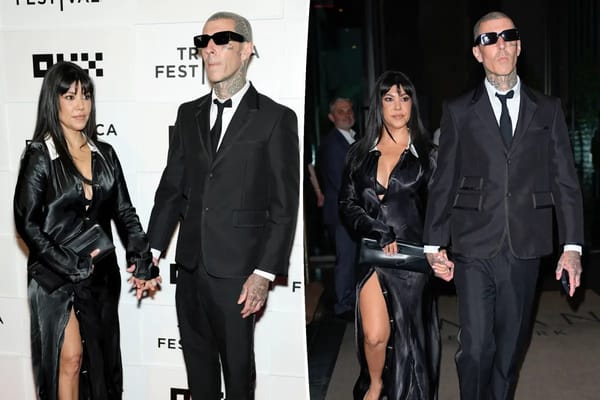 Kourtney Kardashian and Travis Barker's first red carpet in over two years — Pagesix