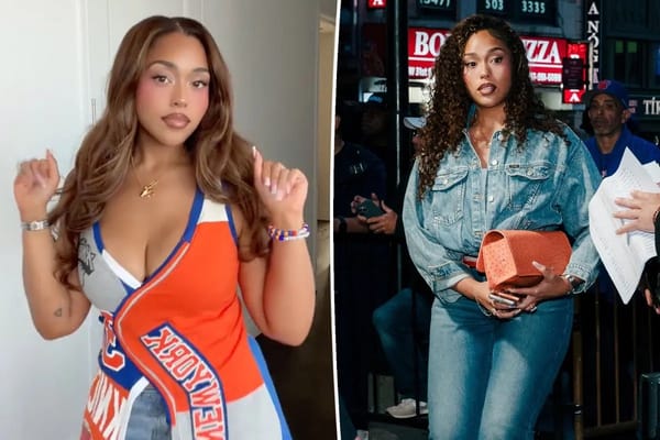 Jordyn Woods predicted Knicks' championship with 'This Is Our Year' sweatshirt — Pagesix