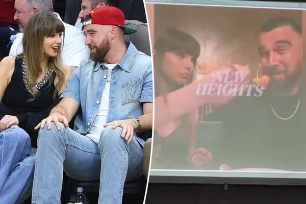 Taylor Swift feeds Travis Kelce with airplane noises in home video — Pagesix