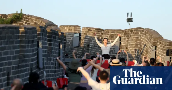Lululemon apologises after Japanese drum at Great Wall yoga event — World news | The Guardian