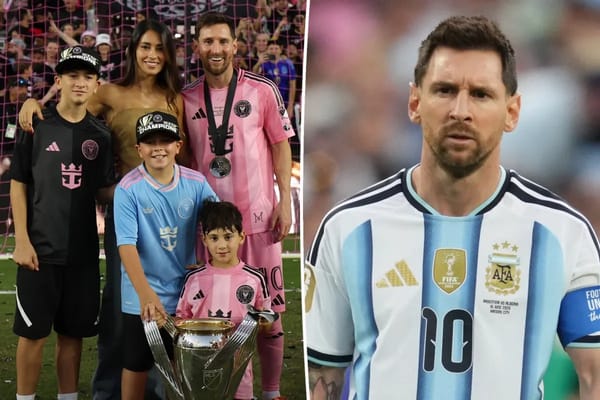 Lionel Messi's family: Wife Antonela Roccuzzo and three sons — Pagesix