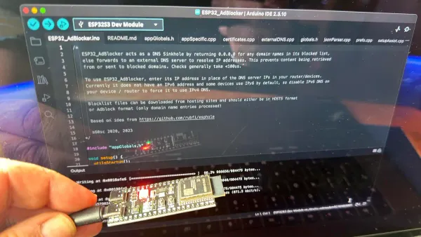 I programmed a $7 ESP32-S3 to block web ads in minutes — Latest news
