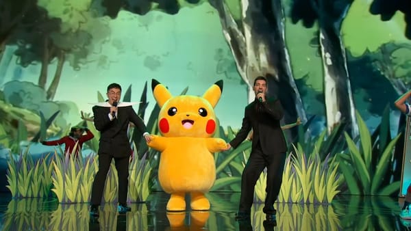 Bowen Yang, Matt Rogers slay Pokemon song at Las Culturistas Culture Awards — Polygon