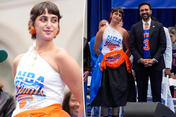 Rama Duwaji’s Knicks parade dress was made from bootleg merch — Pagesix
