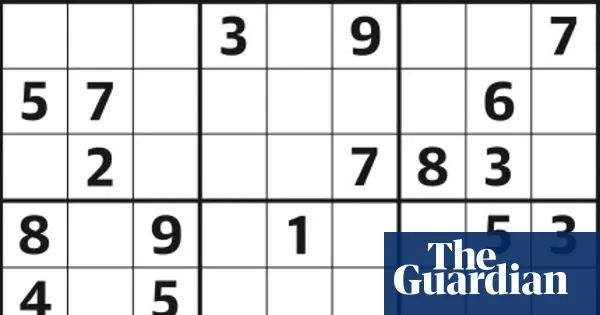 Sudoku 7,352 hard — Lifestyle | The Guardian