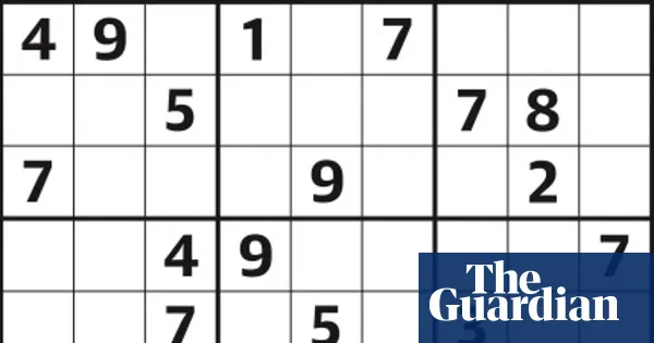 Sudoku 7,355 expert — Lifestyle | The Guardian