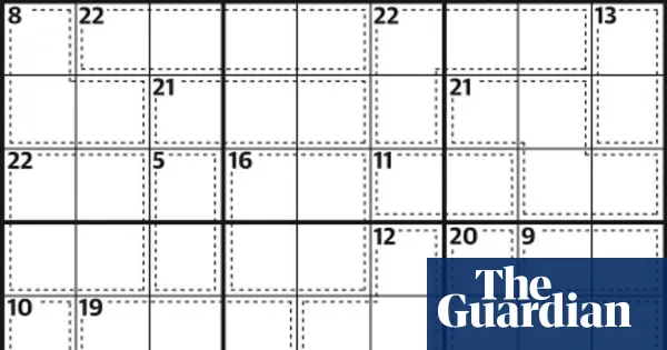 Killer sudoku 1,027 — Lifestyle | The Guardian