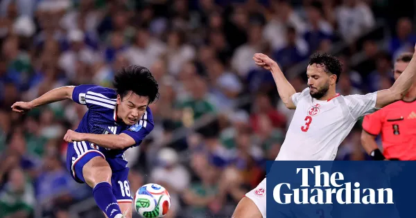 Ueda inspires Japan to eliminate Tunisia in 1,000th World Cup match — Football | The Guardian