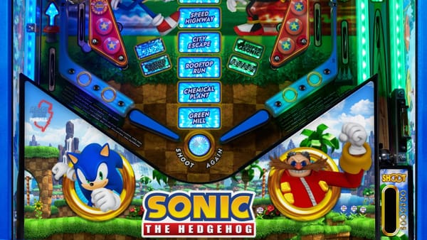 Sonic Gets a $10,000 Pinball Machine From Jersey Jack and Sega — Kotaku