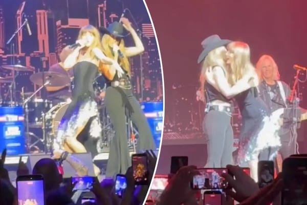 Taylor Swift surprises at TEU, duets on 'Love Story' with Lainey Wilson — Pagesix