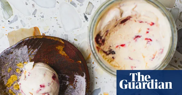 No-churn roast strawberry ice-cream — Lifestyle | The Guardian