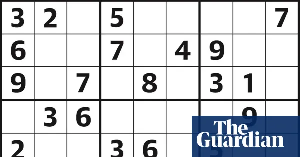 Sudoku 7,359 hard — Lifestyle | The Guardian