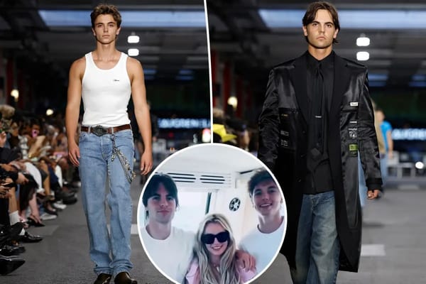 Britney Spears' sons make runway debut at Paris Fashion Week — Pagesix