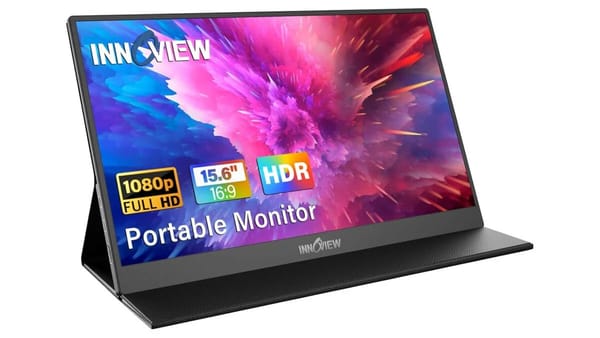 15.6-Inch FHD InnoView Portable Monitor 50% Off, Built-in Speaker — Kotaku