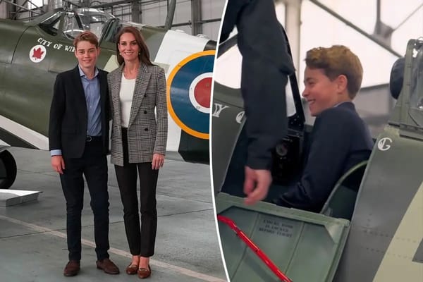 Prince George, 12, nearly towers over Kate Middleton during rare outing — Pagesix