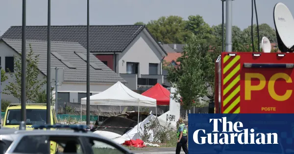 Skydiving plane crashes near Nancy, killing all 11 onboard — World news | The Guardian