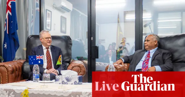 Vanuatu PM in Canberra as treaty talks continue; bird flu and legal updates — World news | The Guardian