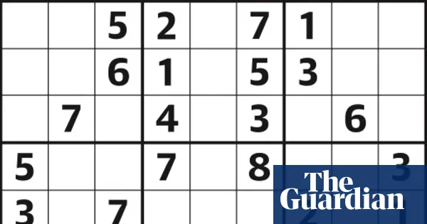 Sudoku 7,364 easy — Lifestyle | The Guardian