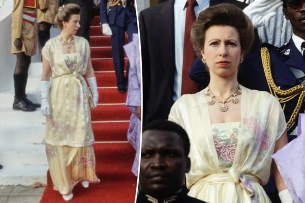 Princess Anne dusts off 42-year-old dress for royal banquet — Pagesix