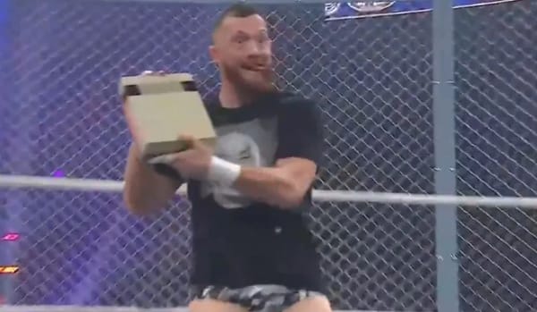 NES cartridge blown and used as weapon during AEW Forbidden Door match — Kotaku
